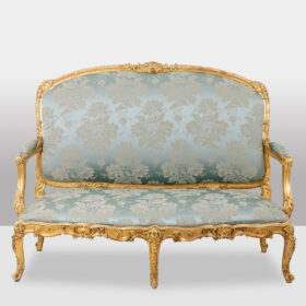 Louis XV Style Gilded Furniture Living Room Set, Circa 1880