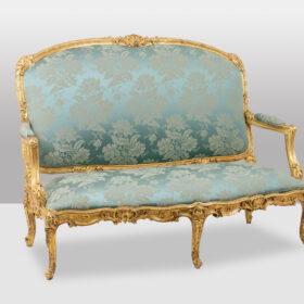 Louis XV Style Gilded Furniture Living Room Set, Circa 1880