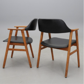 Set of 10 Carl-Ewert Ekström Dining Chairs, Sweden 1960s