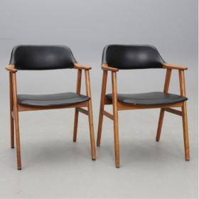 Set of 10 Carl-Ewert Ekström Dining Chairs, Sweden 1960s