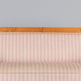 Swedish Biedermeier Couch, Honey Color, 19th/20th Century