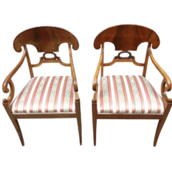 Antique Swedish Biedermeier Carver Chairs- Styylish