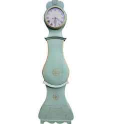 Antique Swedish Mora Clock in Green- Styylish