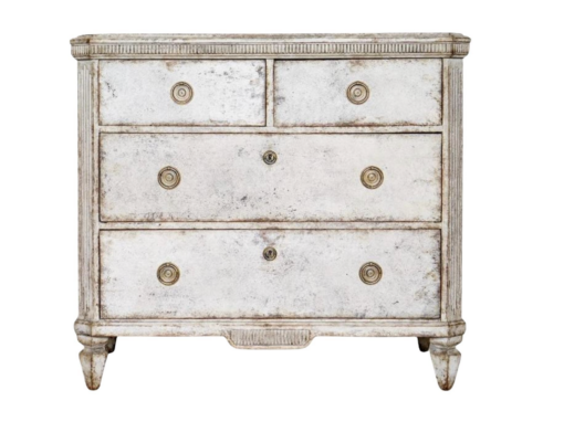 Swedish Gustavian Painted Chest of Drawers- Styylish