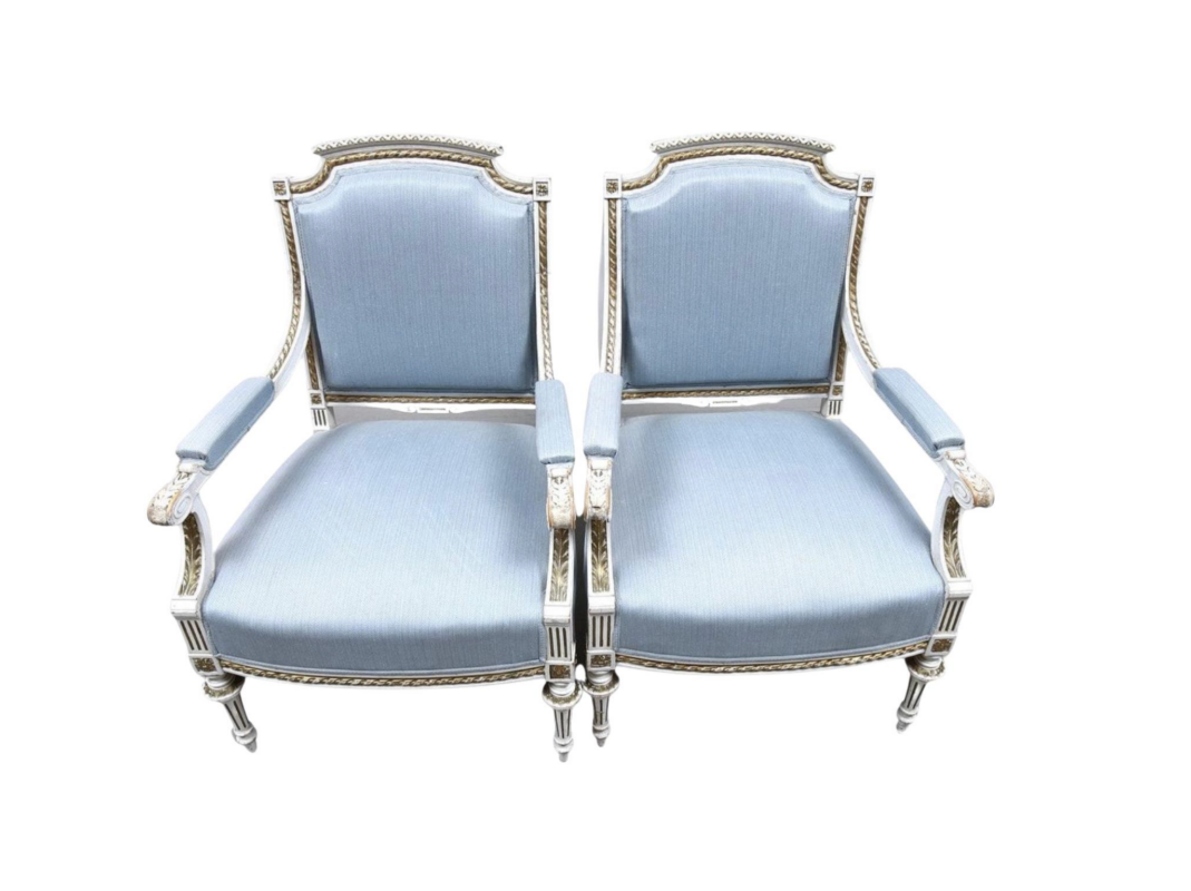 Swedish Gustavian Armchairs -copy- Styylish