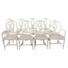 Swedish Gustavian Rose Back Dining Chairs- Styylish