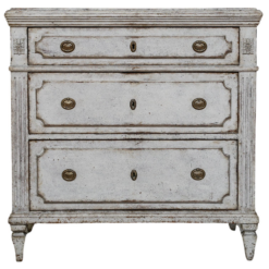 Gustavian Painted chest of Drawers- Styylish