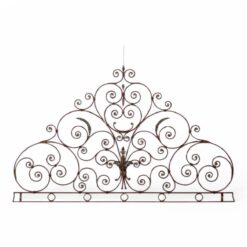 Red Iron Double Bed Headboard - Styylish