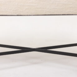 White Lacquered Metal Benches - Frame Bottom - Styylish