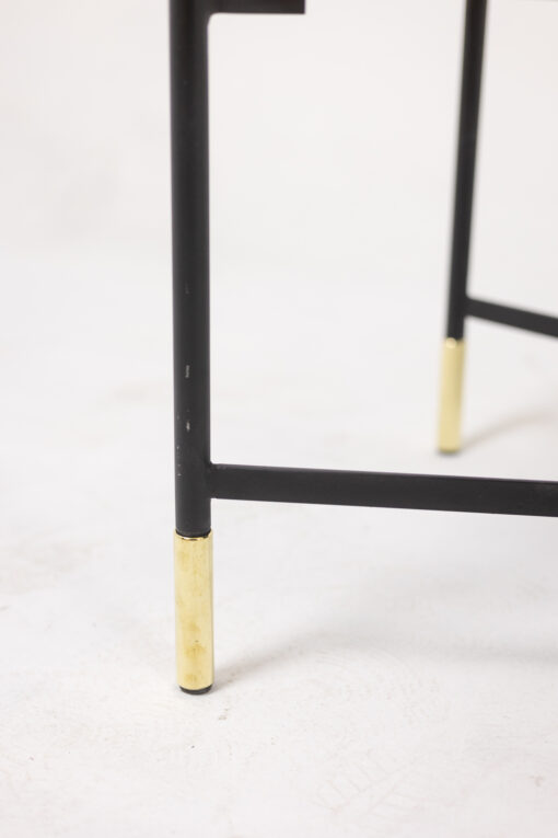 White Lacquered Metal Benches - Frame - Styylish