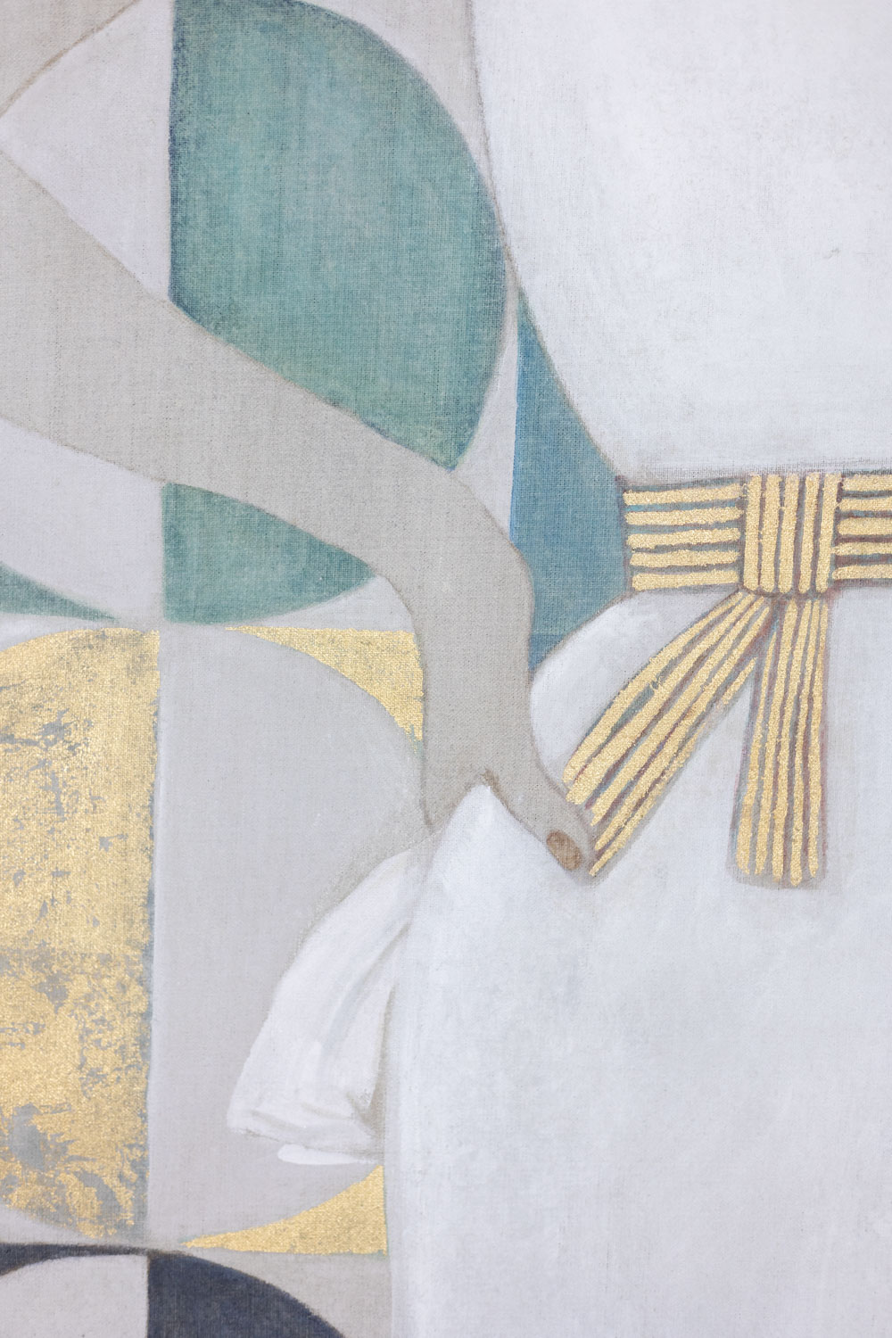 1950s Elegant Lady Portrait on Canvas, Contemporary Art - Image 4