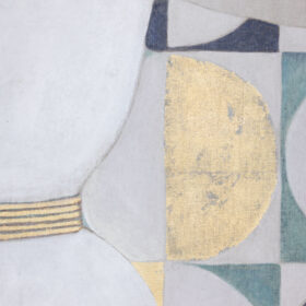 1950s Elegant Lady Portrait on Canvas, Contemporary Art