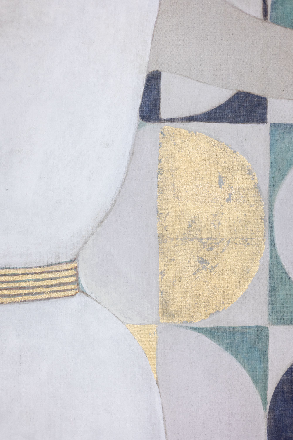 1950s Elegant Lady Portrait on Canvas, Contemporary Art - Image 6