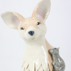 Enameled Stoneware Fennec - Face - Styylish