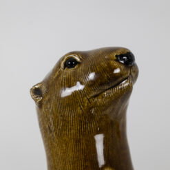 Stoneware Otter Sculpture - Face - Styylish