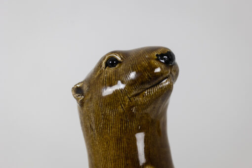 Stoneware Otter Sculpture - Face - Styylish