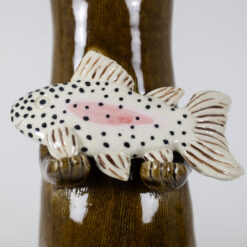 Stoneware Otter Sculpture - Fish - Styylish