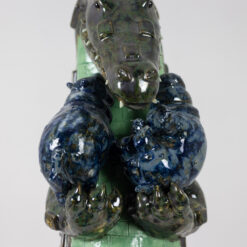 Crocodile Hippos Sculpture - Middle - Styylish