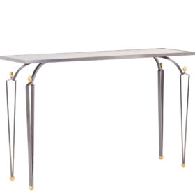 Pair of “R. Dubois” Model Console Tables – Artisan Craftsmanship