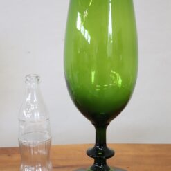 Art Glass Green Vase - Size - Styylish