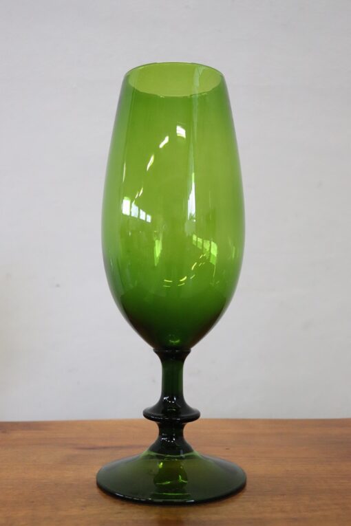Art Glass Green Vase - Full - Styylish