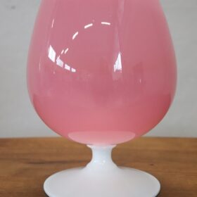 Italian Murano Art Glass Pink Vase, Circa 1960s