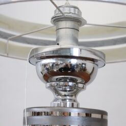 Chromed Metal Table Lamp - Chrome Middle Design - Styylish