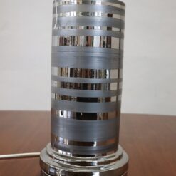 Chromed Metal Table Lamp - Chrome Decor - Styylish