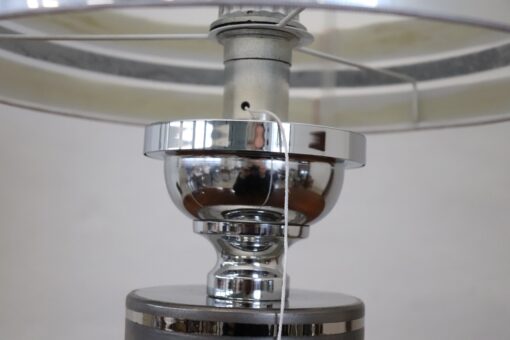 Chromed Metal Table Lamp - Chrome Detail - Styylish