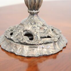 Italian Silver Candlesticks - Base Metal Detail - Styylish