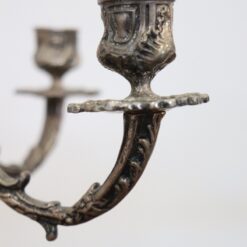 Italian Silver Candlesticks - Arm Detail - Styylish