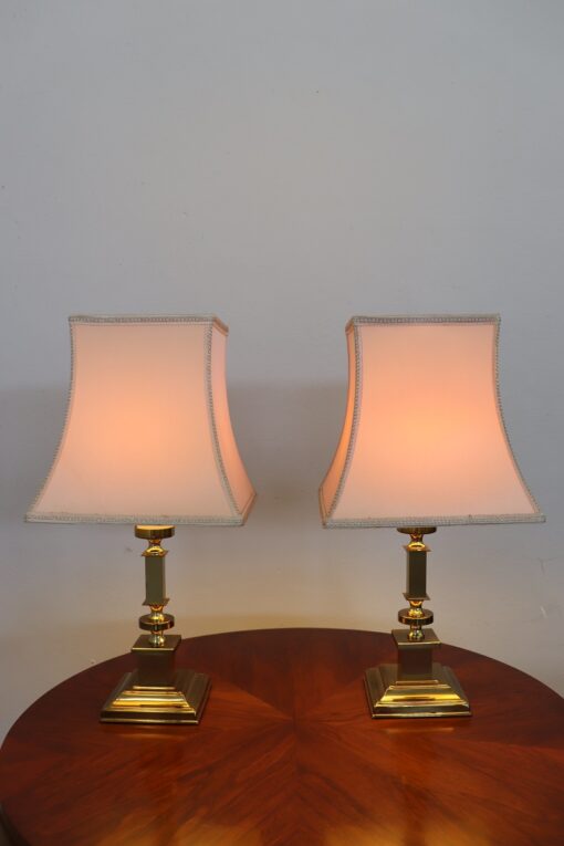 Golden Bedside Lamps - Light On - Styylish