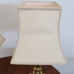 Golden Bedside Lamps - White Shade - Styylish