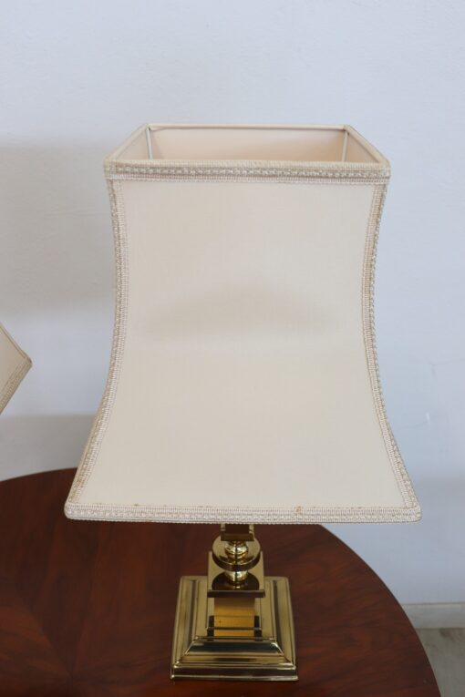 Golden Bedside Lamps - White Shade - Styylish