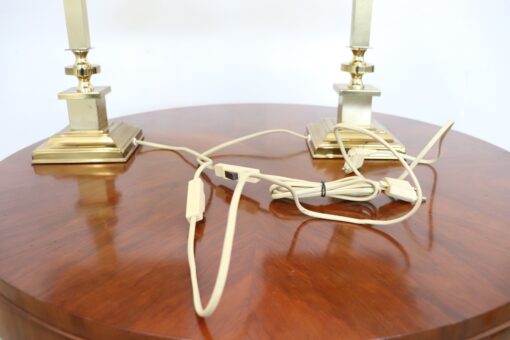 Golden Bedside Lamps - Cords - Styylish