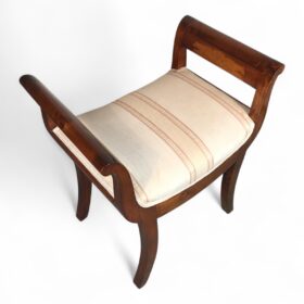 Biedermeier Gondola Stool, 1830