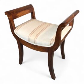 Biedermeier Gondola Stool, 1830