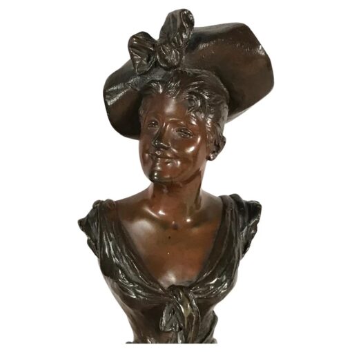 Bronze Busts-front view of the one with the hat- Styylish