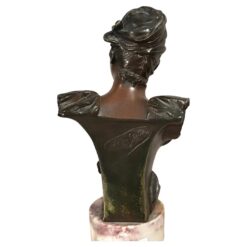 Bronze Busts- View of the back of one bust_ Styylish