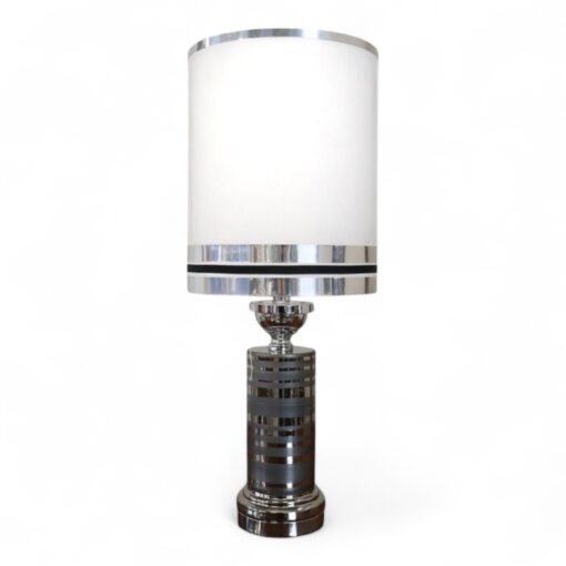 Chromed Metal Table Lamp - Styylish