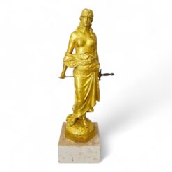 Jugendstil Bronze Judith Sculpture - Styylish