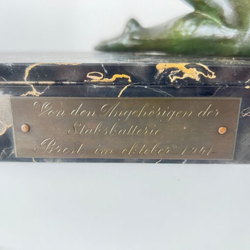Art Deco Bronze Sculpture - Plaque - Styylish