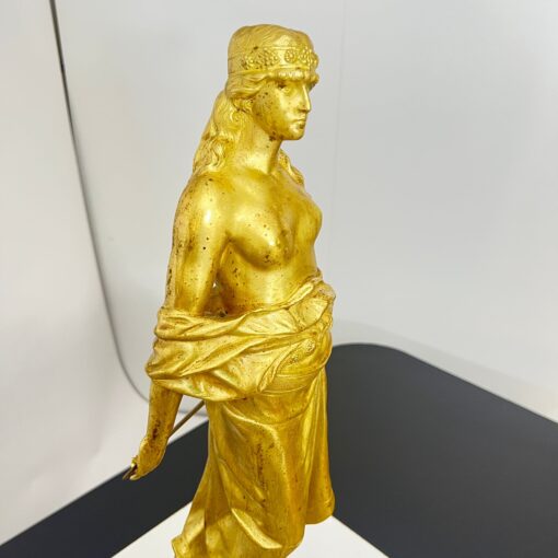 Jugendstil Bronze Judith Sculpture - Side - Styylish