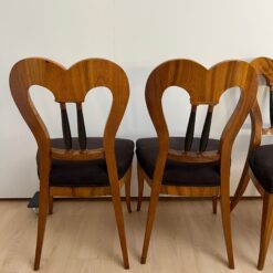 Set of 4 Biedermeier Balloon Chairs - backs - Styylish