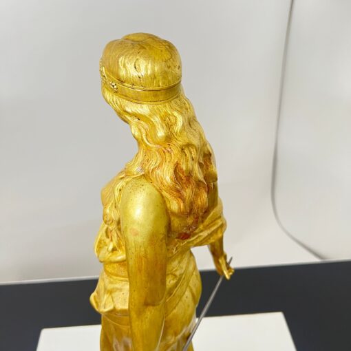 Jugendstil Bronze Judith Sculpture - Hair - Styylish