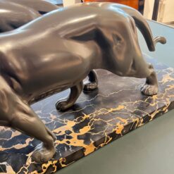 Art Deco Panther Sculpture - Back - Styylish