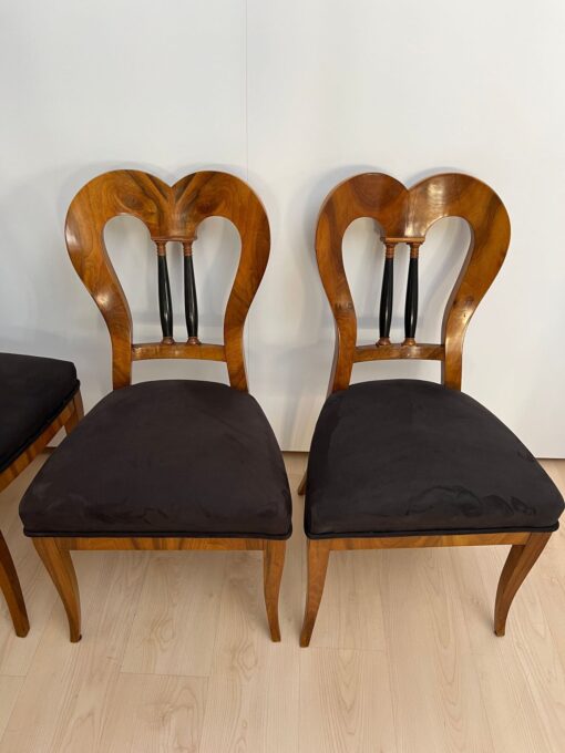 Set of 4 Biedermeier Balloon Chairs - seats - Styylish