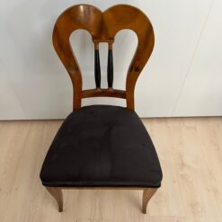Set of 4 Biedermeier Balloon Chairs - seat - Styylish
