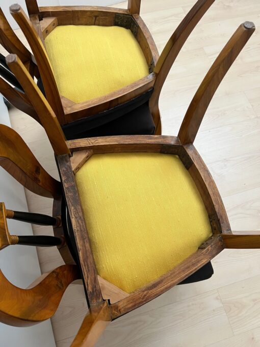 Set of 4 Biedermeier Balloon Chairs - bottom - Styylish