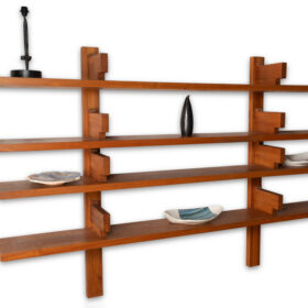 Pierre Chapo “B17C” Bookcase in Elm – 1970s